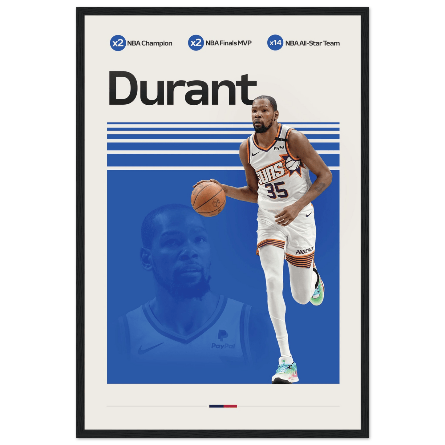 KEVIN DURANT | BASKETBALL POSTER - ChordPrints