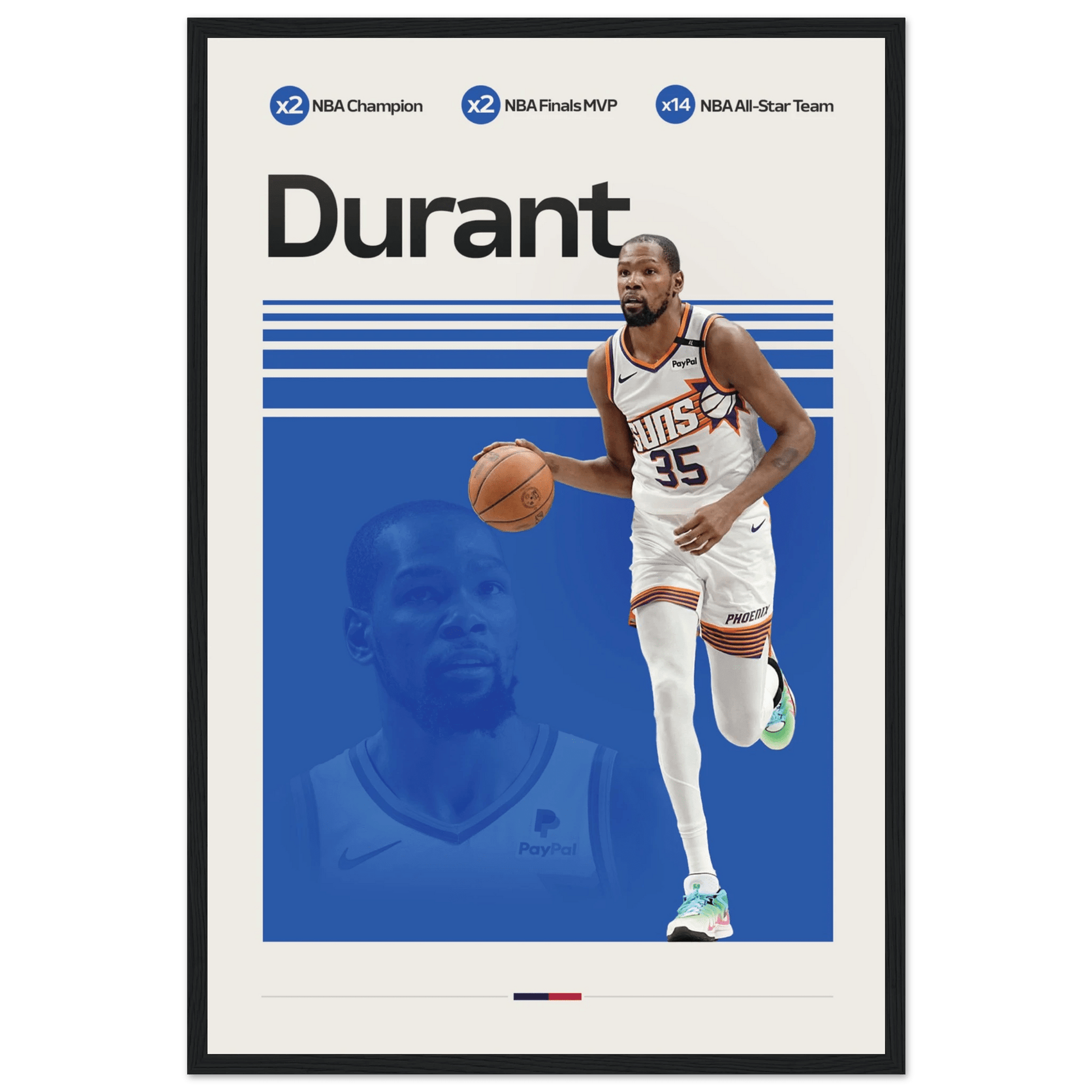 KEVIN DURANT | BASKETBALL POSTER - ChordPrints
