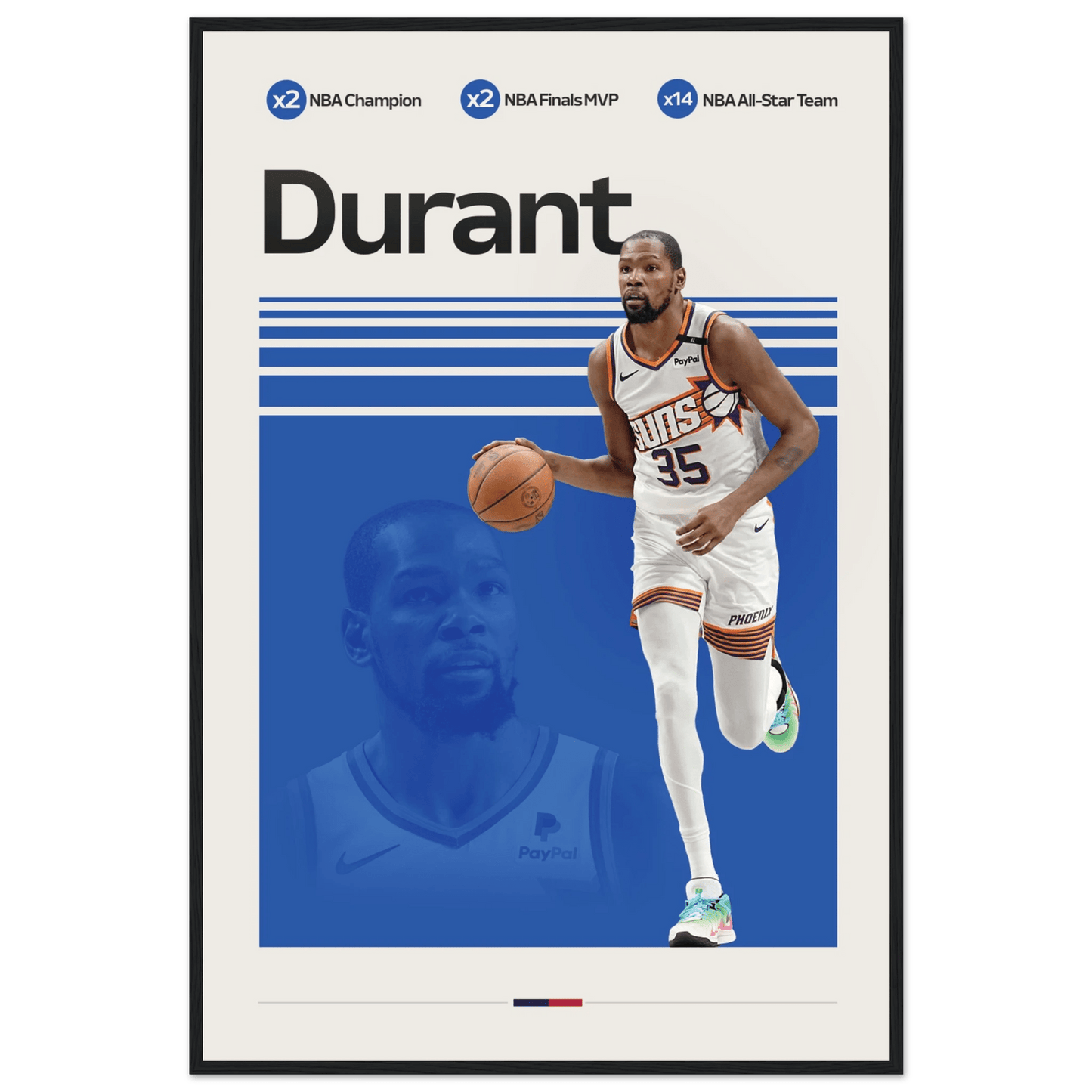 KEVIN DURANT | BASKETBALL POSTER - ChordPrints