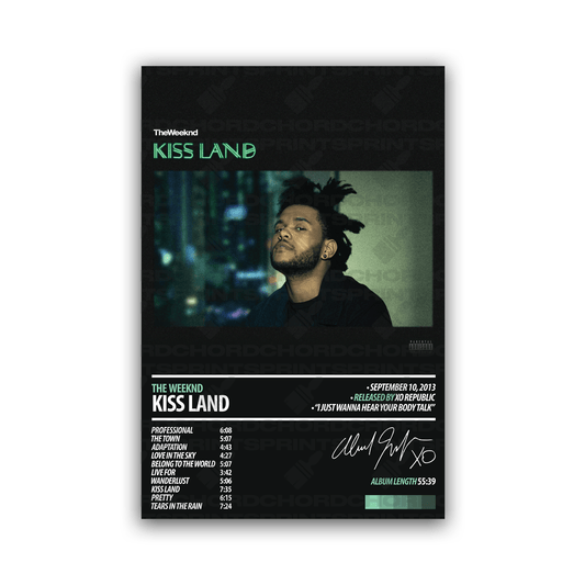THE WEEKND Album Poster | Kiss Land