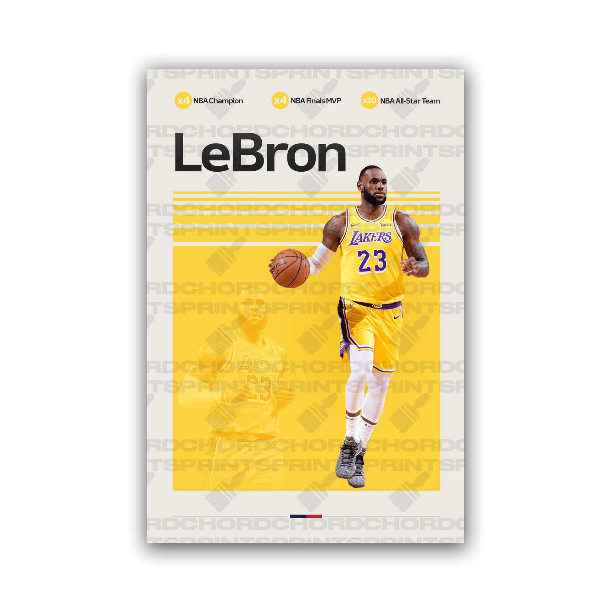 LEBRON JAMES | BASKETBALL POSTER - ChordPrints