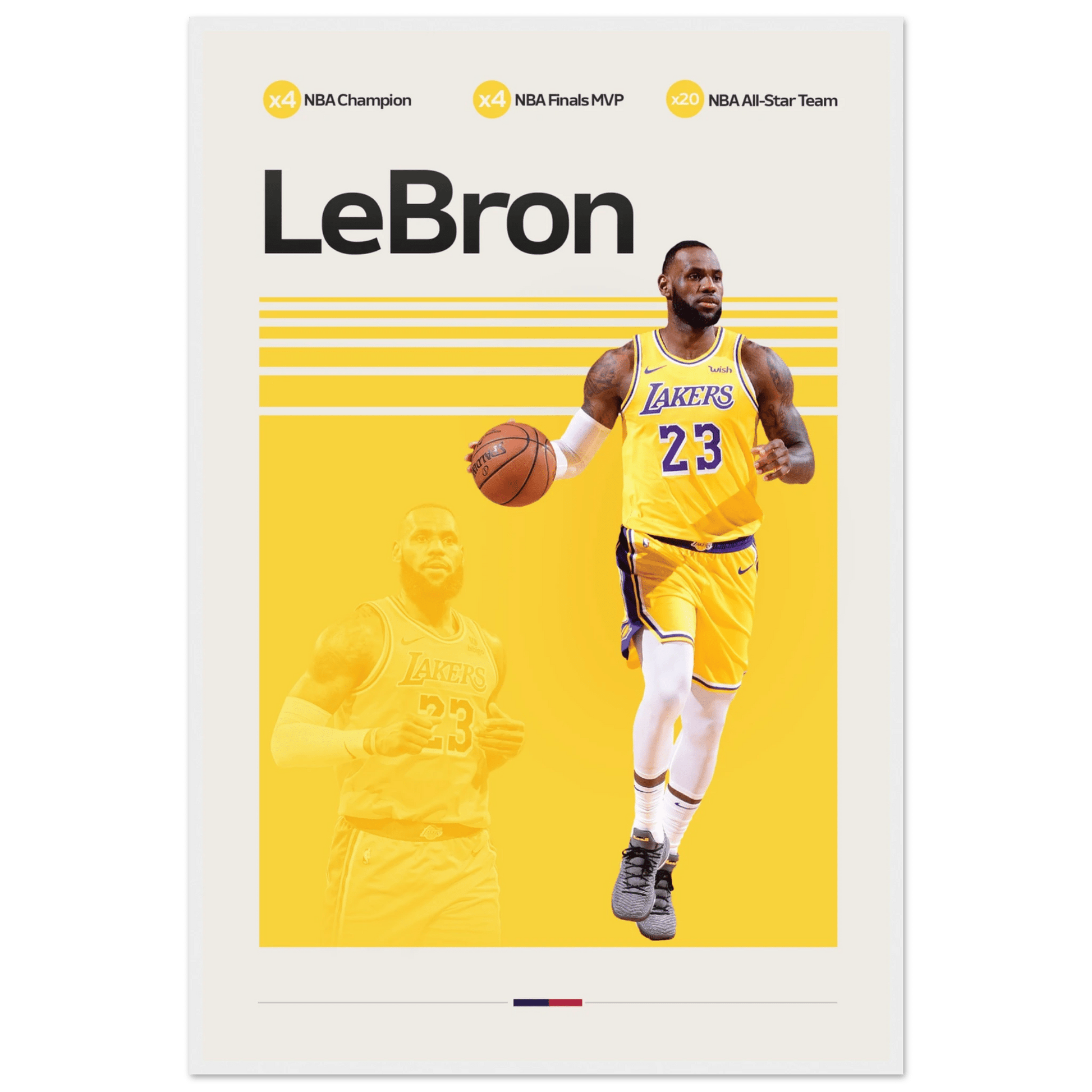 LEBRON JAMES | BASKETBALL POSTER - ChordPrints