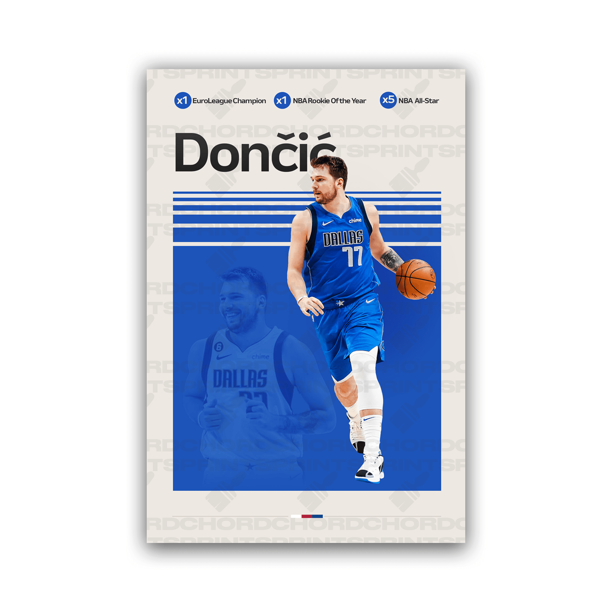 LUKA DONCIC | BASKETBALL POSTER - ChordPrints