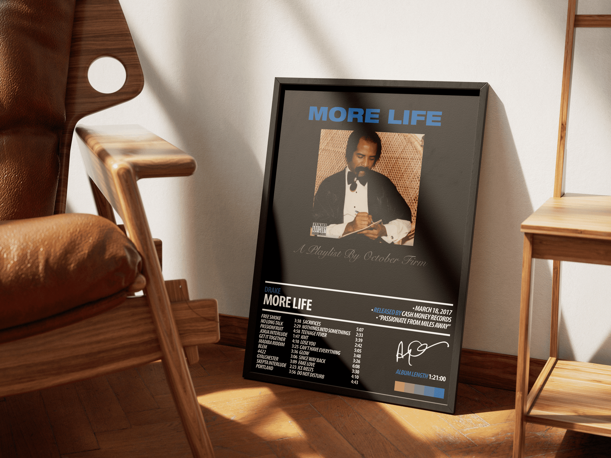 DRAKE Album Poster | More Life - ChordPrints