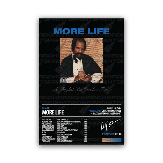 DRAKE Album Poster | More Life