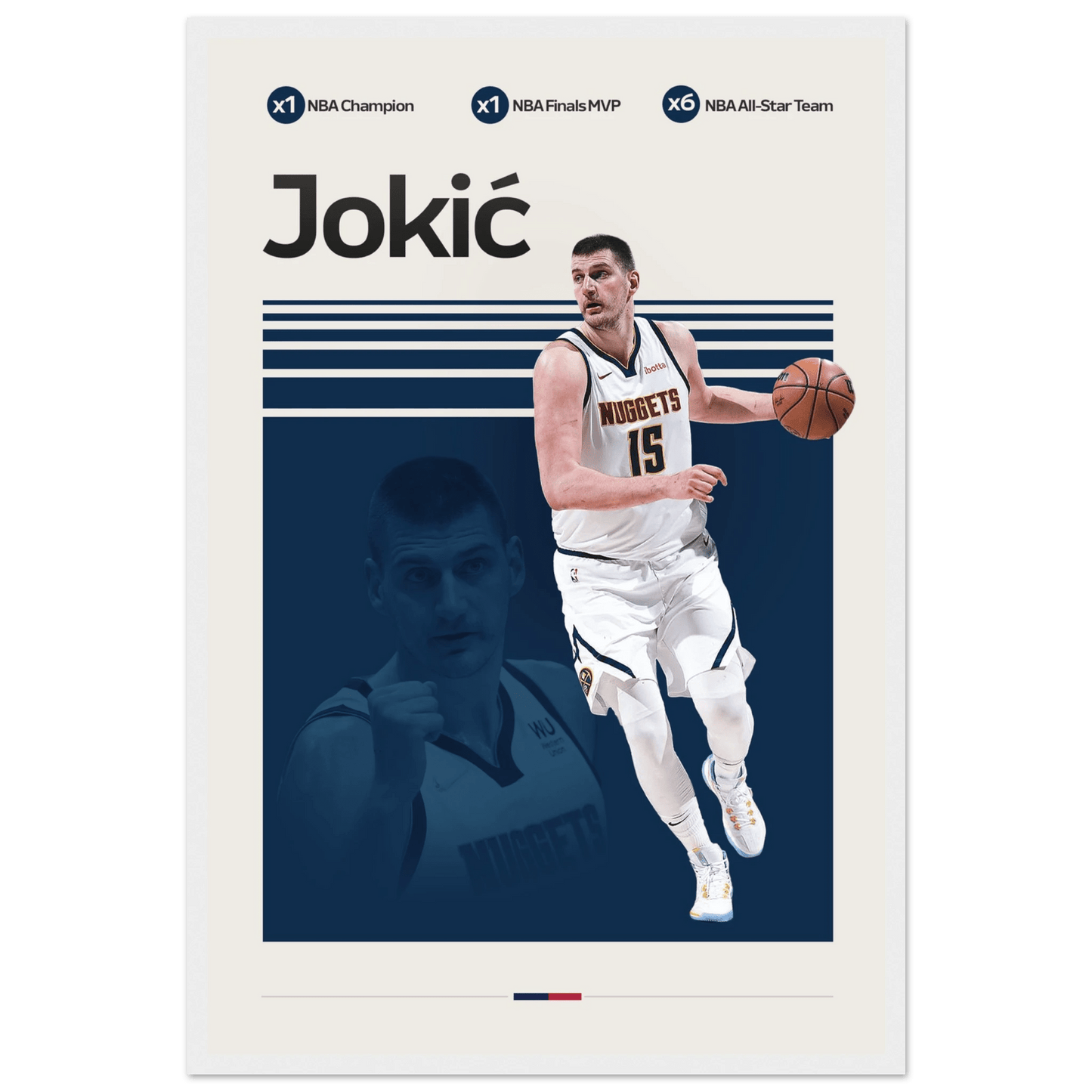NIKOLA JOKIC | BASKETBALL POSTER - ChordPrints
