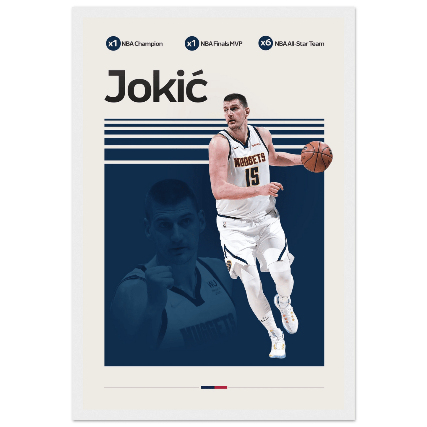 NIKOLA JOKIC | BASKETBALL POSTER - ChordPrints