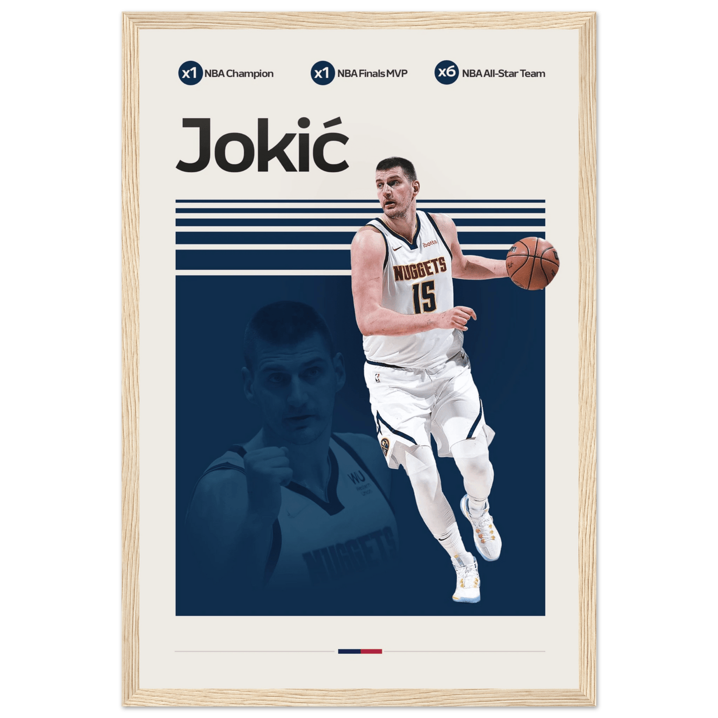 NIKOLA JOKIC | BASKETBALL POSTER - ChordPrints