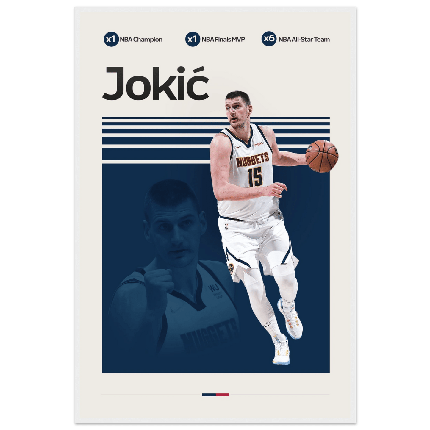 NIKOLA JOKIC | BASKETBALL POSTER - ChordPrints