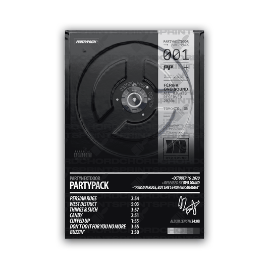 PARTYNEXTDOOR Album Poster | PARTYPACK