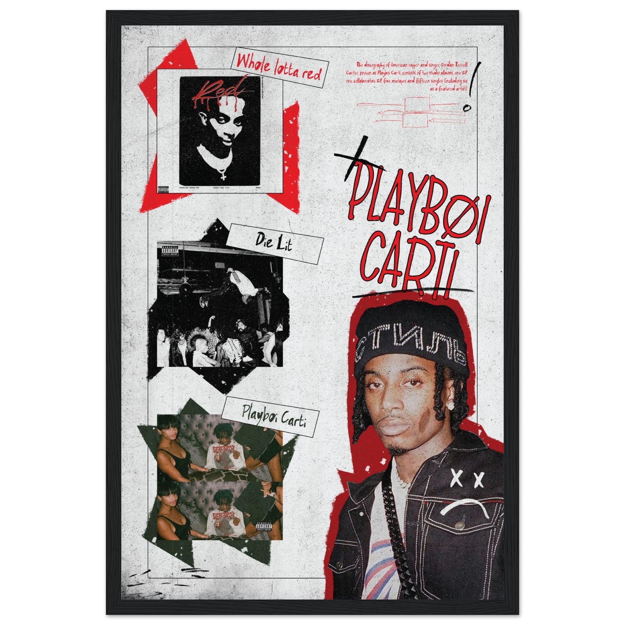 PLAYBOI CARTI ALBUMS Poster V1 – ChordPrints