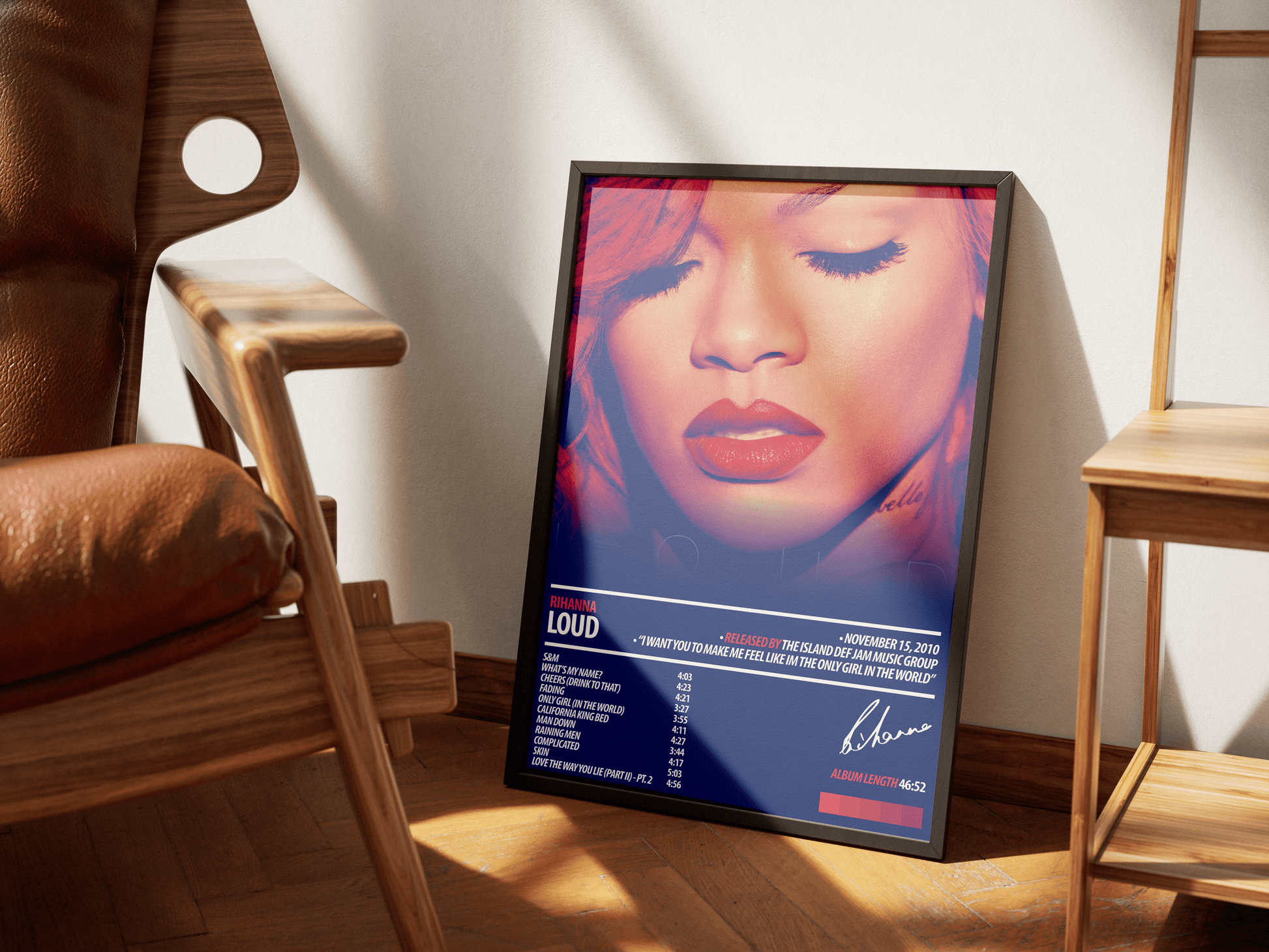 RIHANNA Album Poster | Loud - ChordPrints