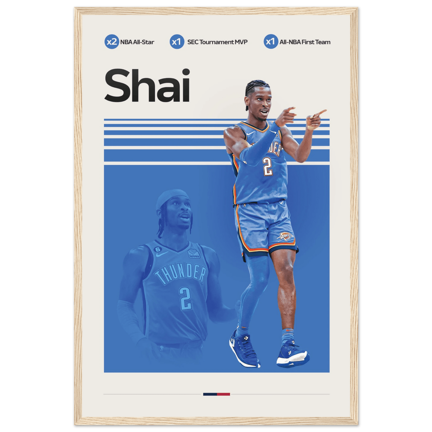 SHAI - GILGEOUS ALEXANDER | BASKETBALL POSTER - ChordPrints
