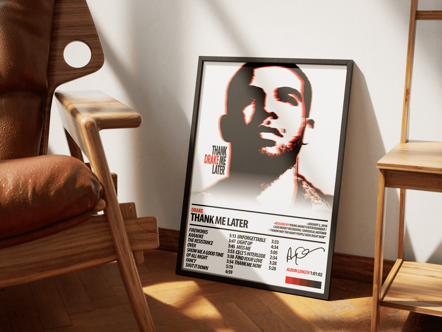 DRAKE Album Poster | Thank Me Later