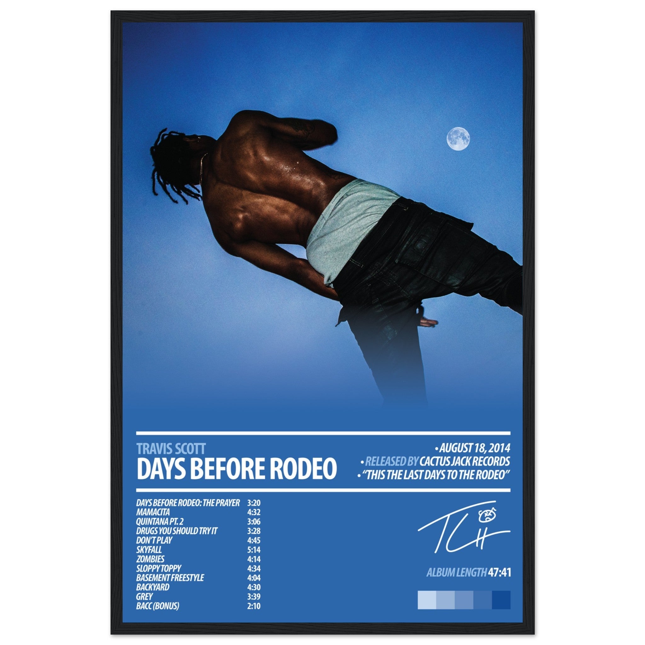 【激レア】CACTUS JACK DAYS BEFORE RODEO ポスター TRAVIS SCOTT Album Poster | DAYS BEFORE RODEO – ChordPrints