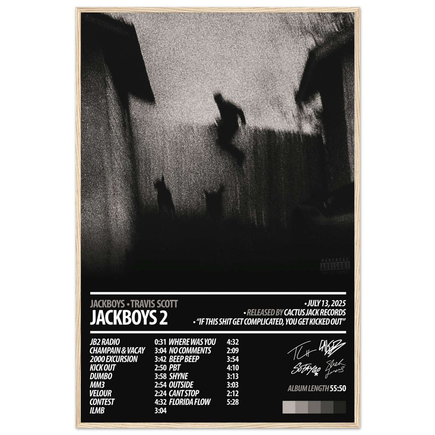 TRAVIS SCOTT Album Poster | JACKBOYS 2 - ChordPrints