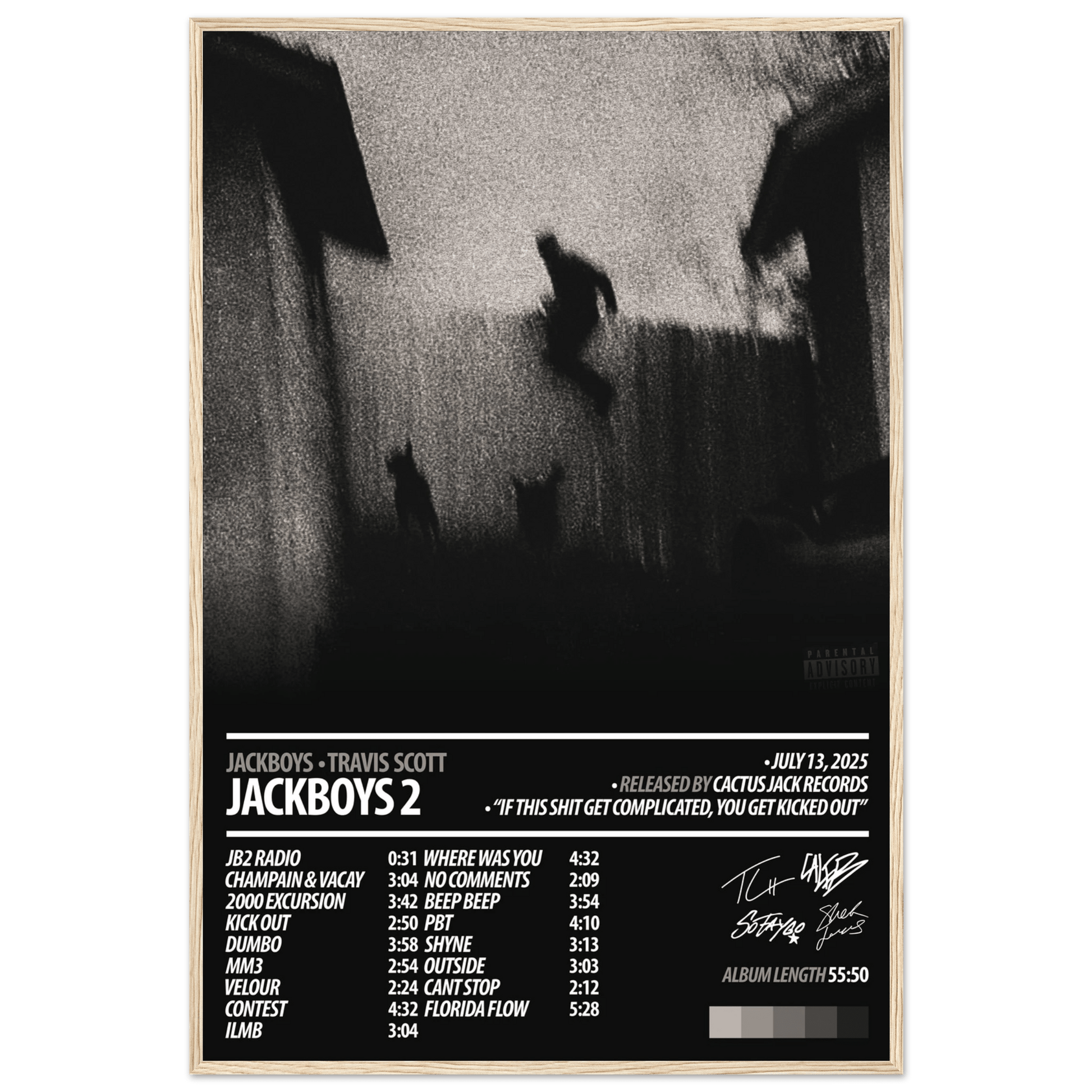 TRAVIS SCOTT Album Poster | JACKBOYS 2 - ChordPrints