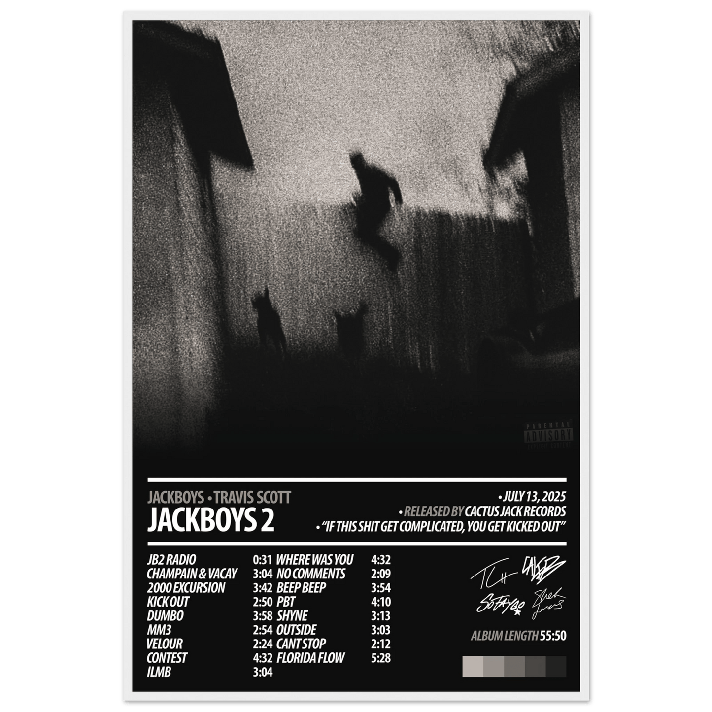 TRAVIS SCOTT Album Poster | JACKBOYS 2 - ChordPrints