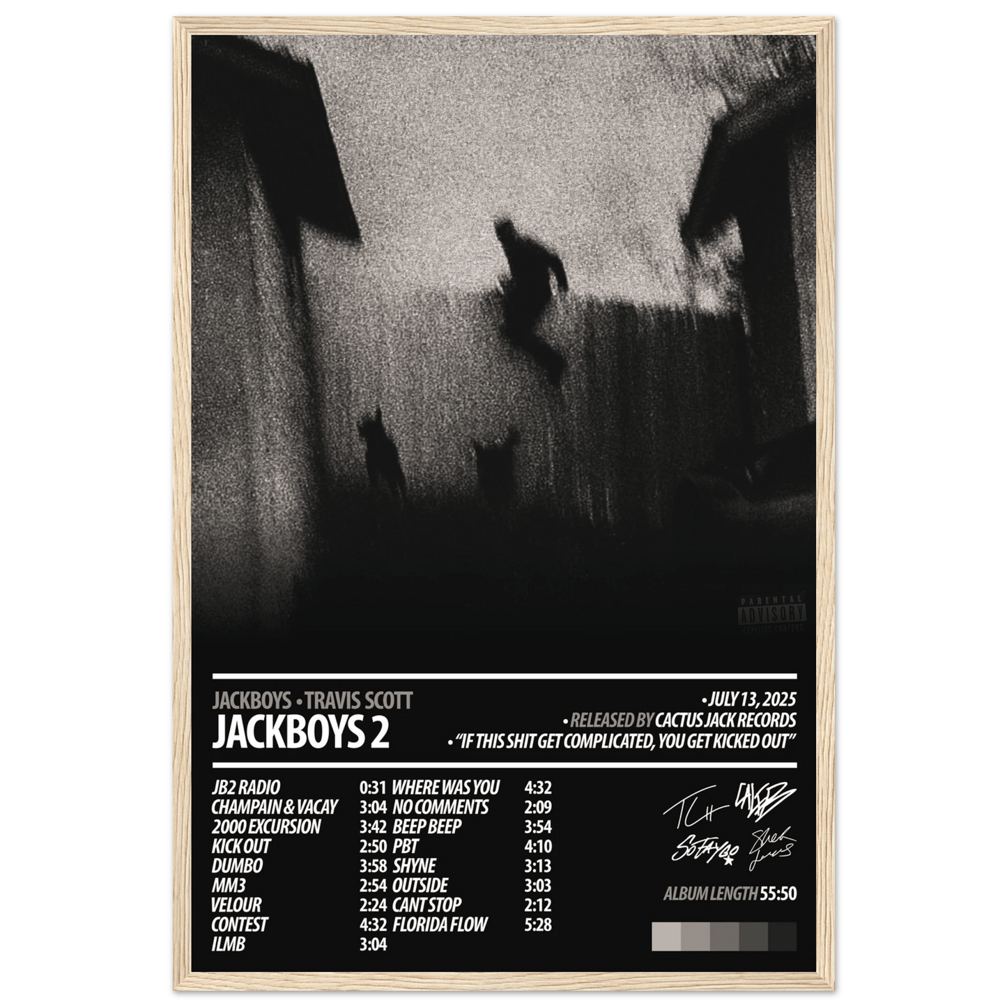 TRAVIS SCOTT Album Poster | JACKBOYS 2 - ChordPrints