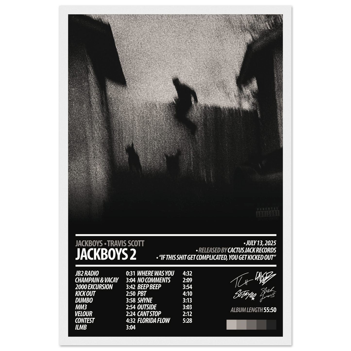 TRAVIS SCOTT Album Poster | JACKBOYS 2 - ChordPrints
