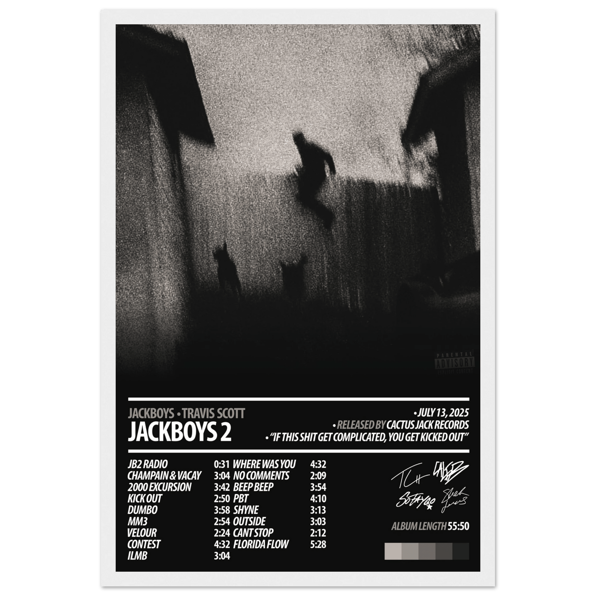 TRAVIS SCOTT Album Poster | JACKBOYS 2 - ChordPrints