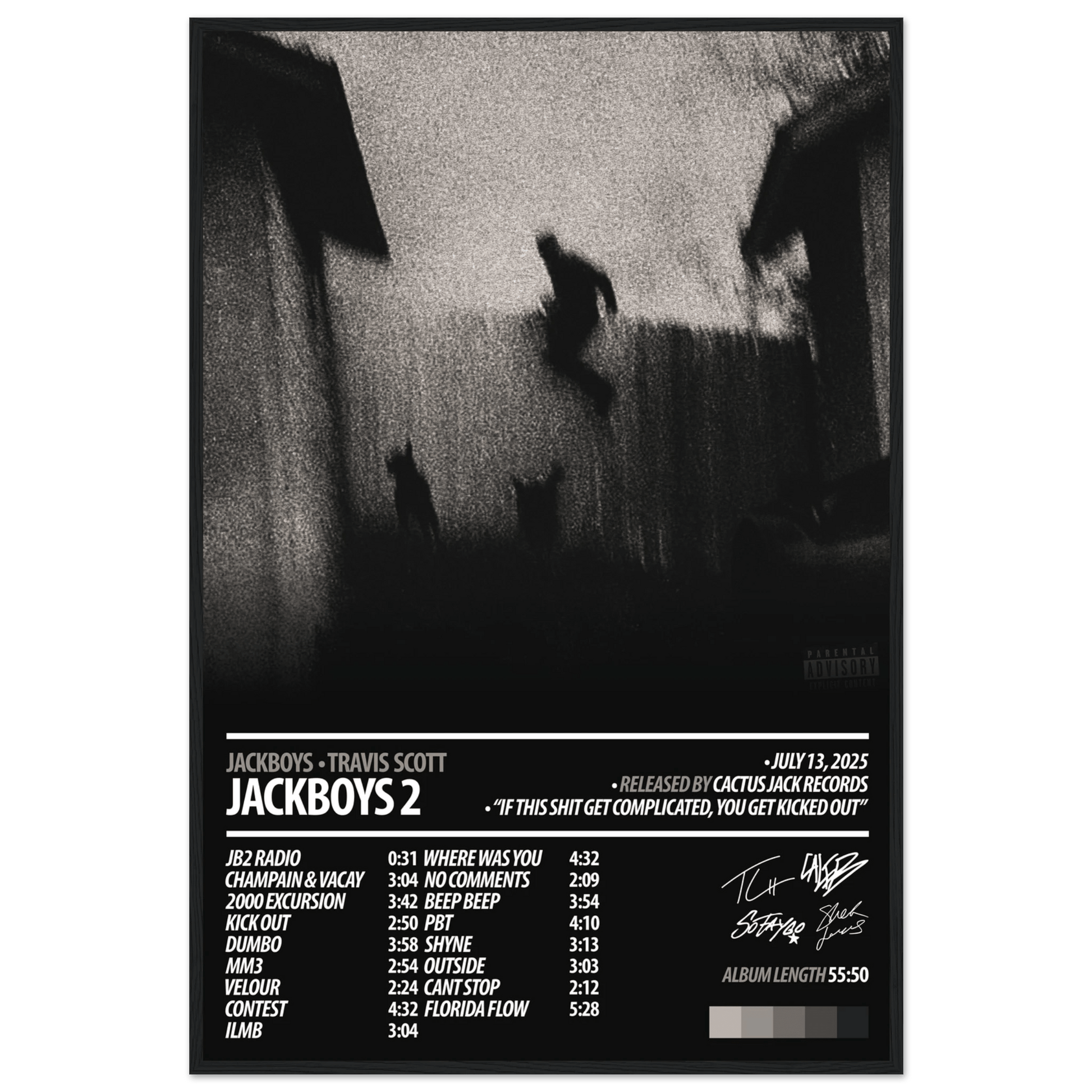 TRAVIS SCOTT Album Poster | JACKBOYS 2 - ChordPrints