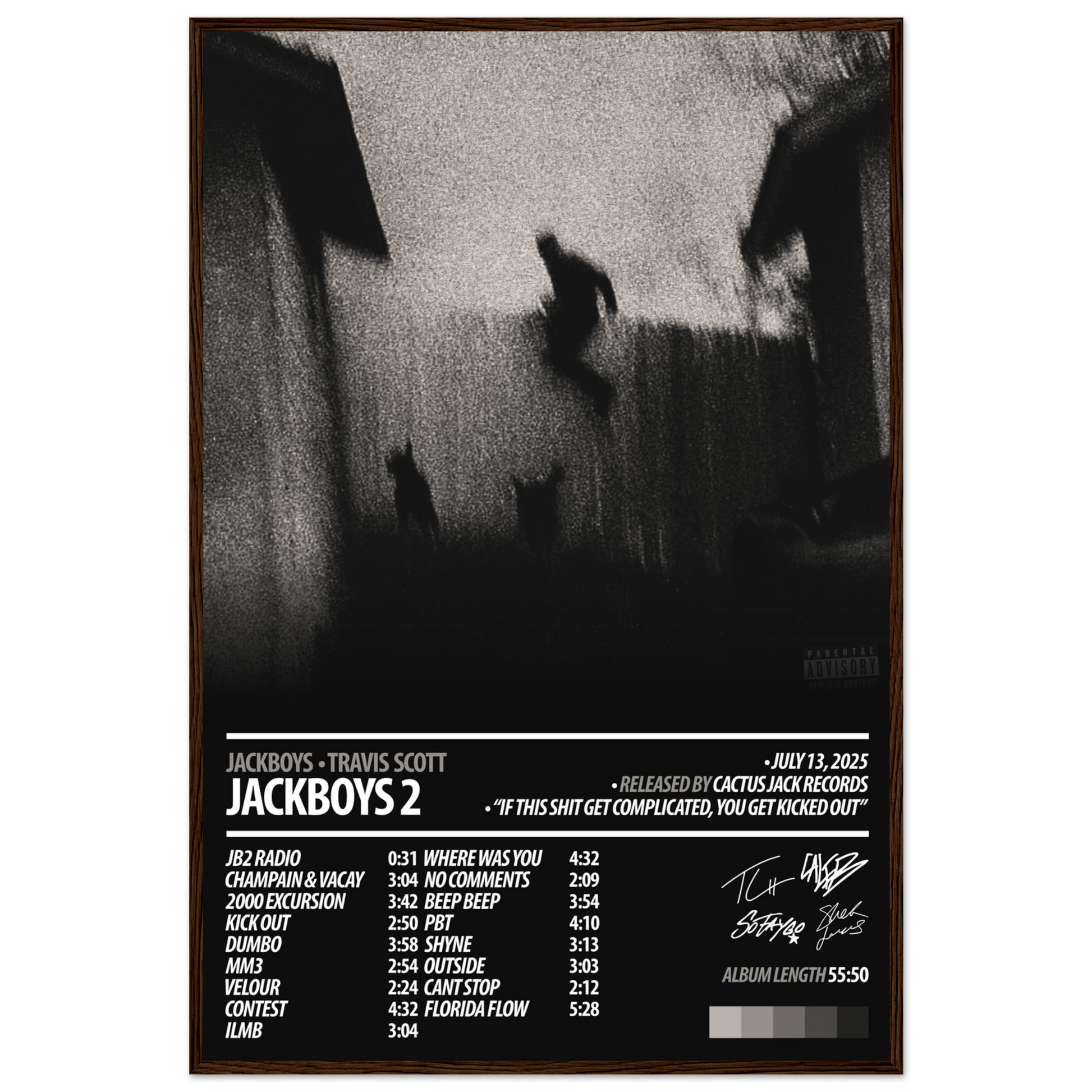 TRAVIS SCOTT Album Poster | JACKBOYS 2 - ChordPrints