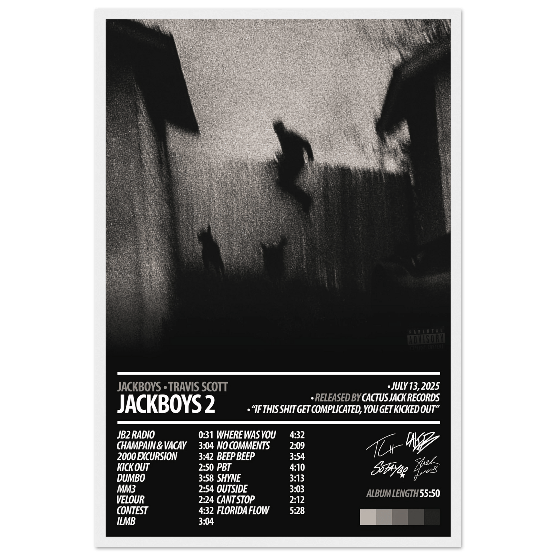 TRAVIS SCOTT Album Poster | JACKBOYS 2 - ChordPrints