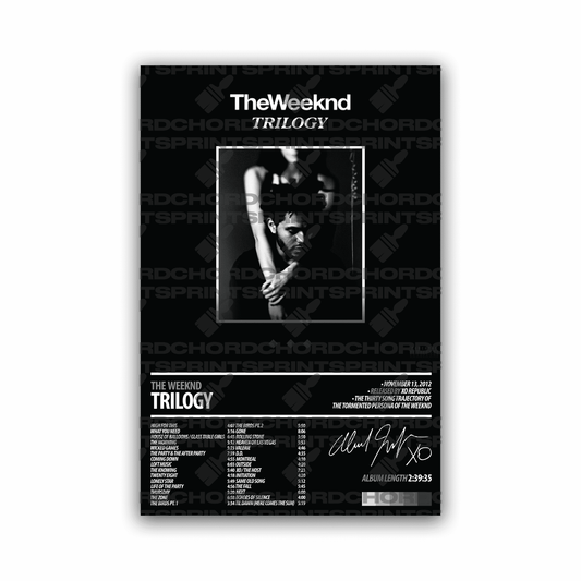 THE WEEKND Album Poster | Trilogy